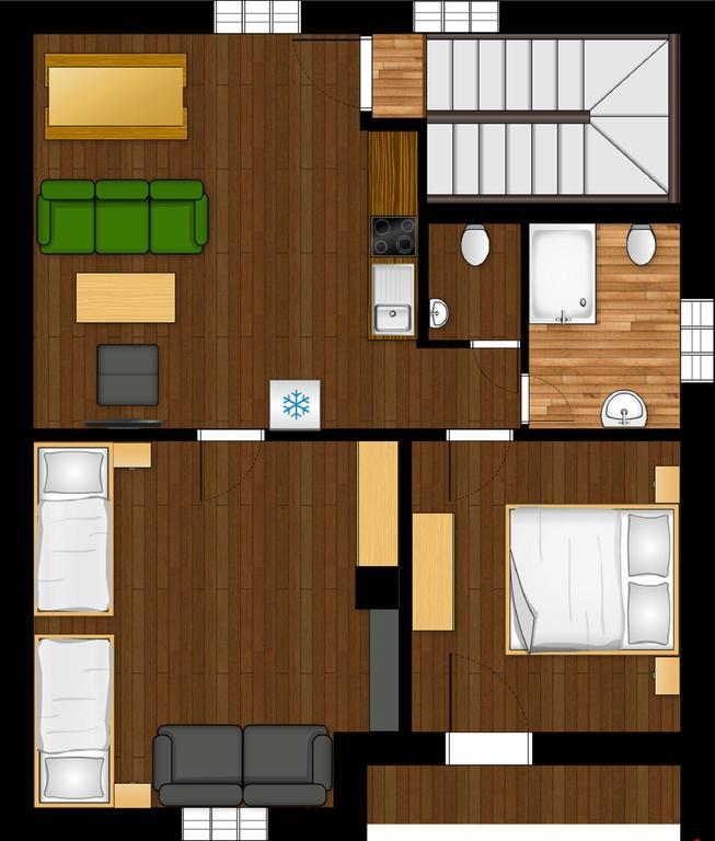 Apartment House Kongen 데마노브스카돌리나 객실 사진